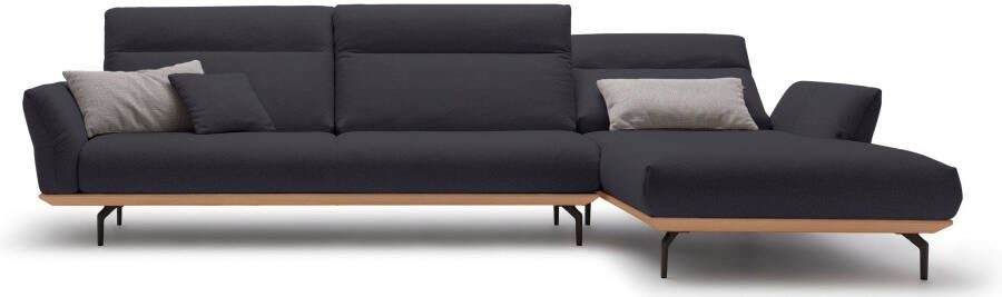 OTTO Creation BY ROLF BENZ Hoekbank Hs.460 Sokkel in eiken onderstel in umbra grijs breedte 338 cm - Foto 12