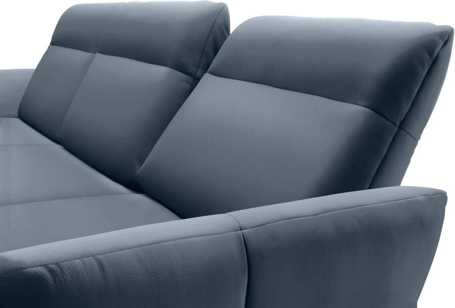 OTTO Creation BY ROLF BENZ Hoekbank Hs.460 Sokkel in eiken gegoten aluminium poten in umbra grijs breedte 298 cm - Foto 4