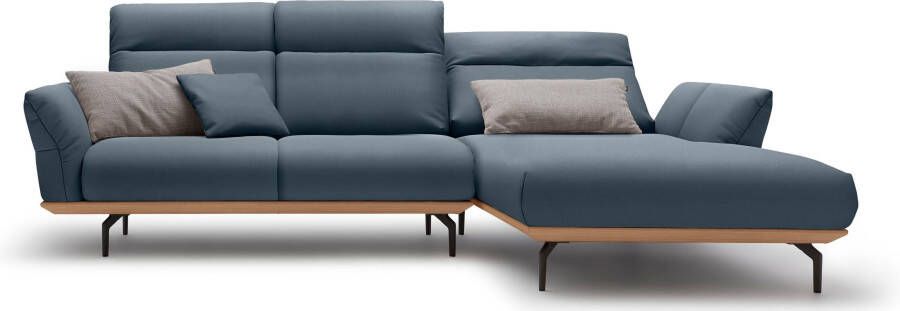 OTTO Creation BY ROLF BENZ Hoekbank Hs.460 Sokkel in eiken gegoten aluminium poten in umbra grijs breedte 298 cm - Foto 12