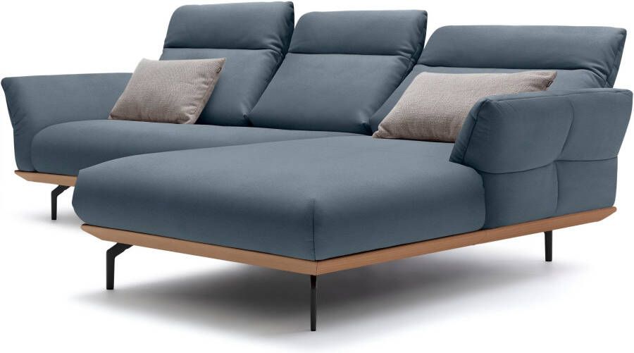 OTTO Creation BY ROLF BENZ Hoekbank Hs.460 Sokkel in eiken gegoten aluminium poten in umbra grijs breedte 298 cm - Foto 7