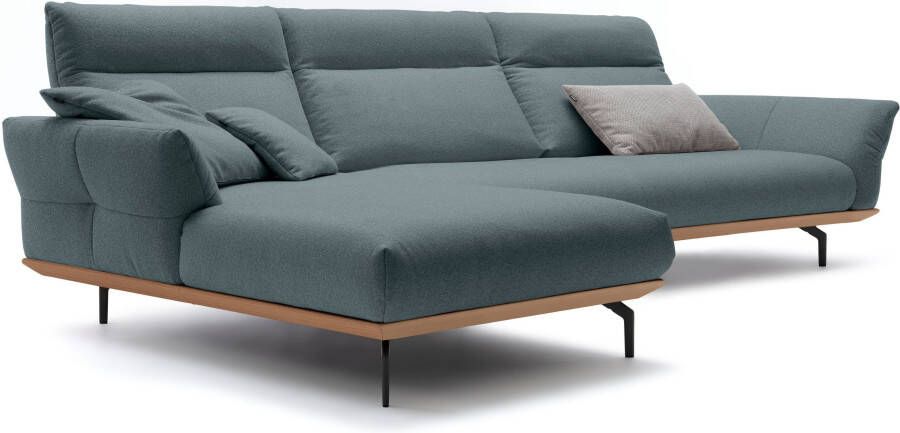 OTTO Creation BY ROLF BENZ Hoekbank Hs.460 Sokkel in eiken onderstel in umbra grijs breedte 338 cm - Foto 7