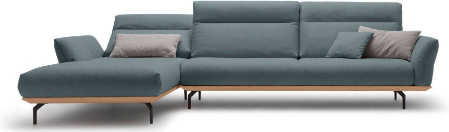 OTTO Creation BY ROLF BENZ Hoekbank Hs.460 Sokkel in eiken onderstel in umbra grijs breedte 338 cm - Foto 11