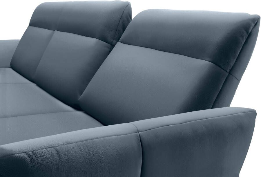 OTTO Creation BY ROLF BENZ Hoekbank Hs.460 Sokkel in eiken onderstel in umbra grijs breedte 338 cm - Foto 4