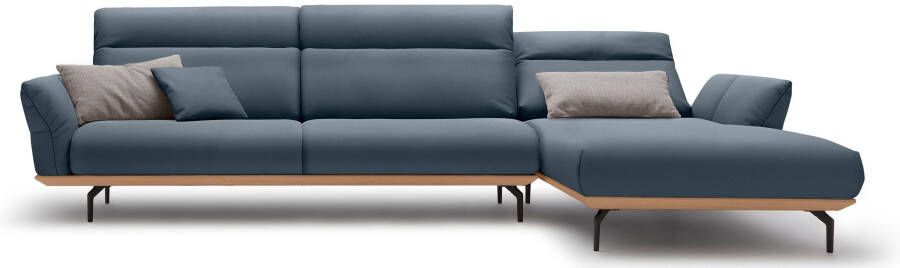 OTTO Creation BY ROLF BENZ Hoekbank Hs.460 Sokkel in eiken onderstel in umbra grijs breedte 338 cm - Foto 11