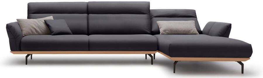 OTTO Creation BY ROLF BENZ Hoekbank Hs.460 Sokkel in eiken onderstel in umbra grijs breedte 338 cm - Foto 12