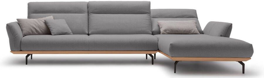 OTTO Creation BY ROLF BENZ Hoekbank Hs.460 Sokkel in eiken onderstel in umbra grijs breedte 338 cm - Foto 9