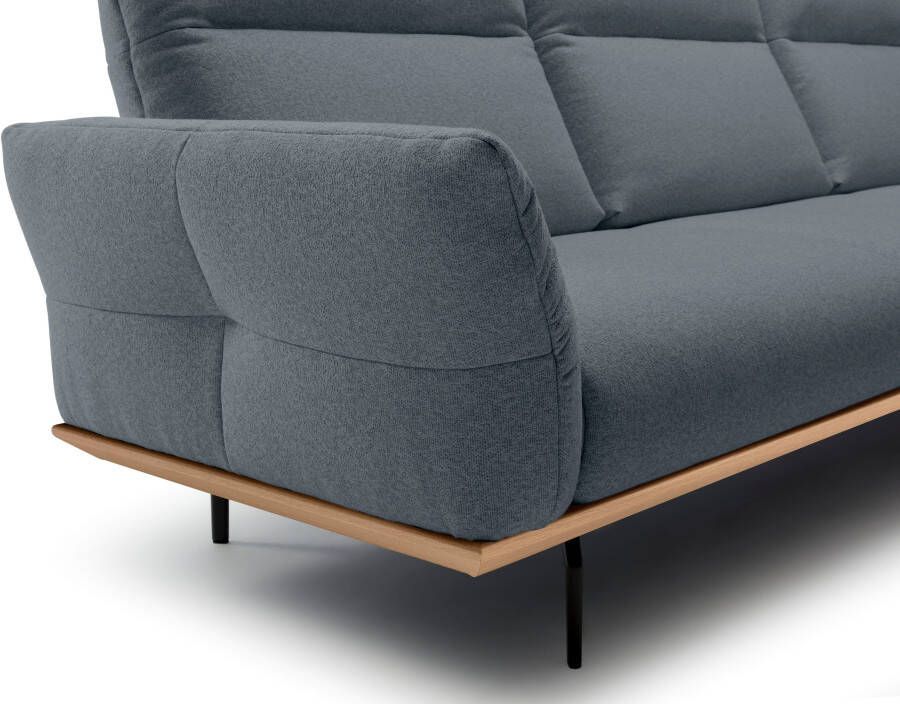 OTTO Creation BY ROLF BENZ Hoekbank Hs.460 Sokkel in eiken onderstel in umbra grijs breedte 338 cm - Foto 2