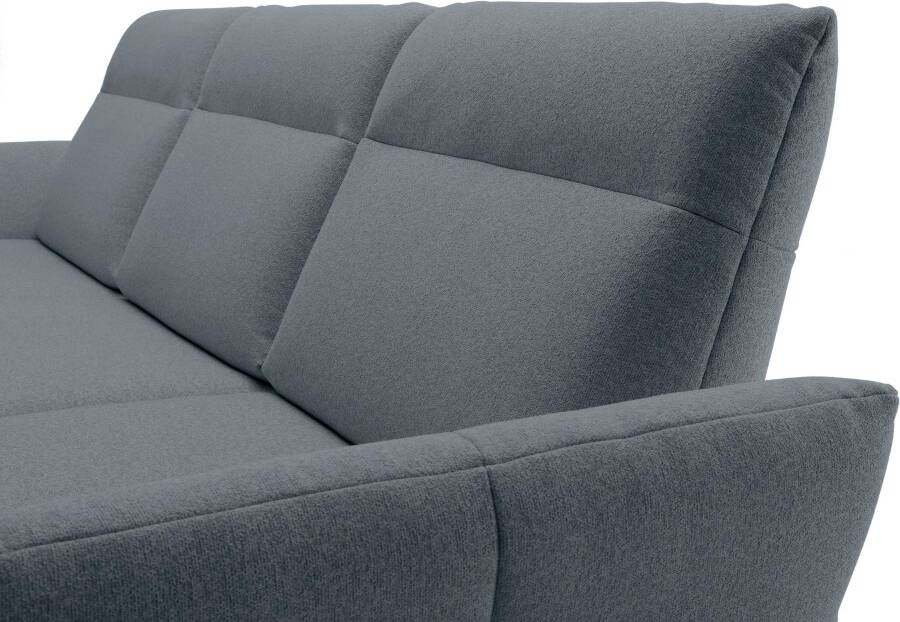 OTTO Creation BY ROLF BENZ Hoekbank Hs.460 Sokkel in eiken onderstel in umbra grijs breedte 338 cm - Foto 3