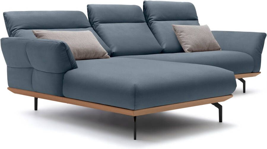 OTTO Creation BY ROLF BENZ Hoekbank Hs.460 Sokkel in eiken gegoten aluminium poten in umbra grijs breedte 298 cm - Foto 7