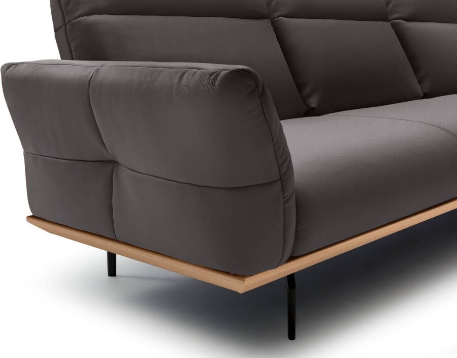 OTTO Creation BY ROLF BENZ Hoekbank Hs.460 Sokkel in eiken onderstel in umbra grijs breedte 338 cm - Foto 2