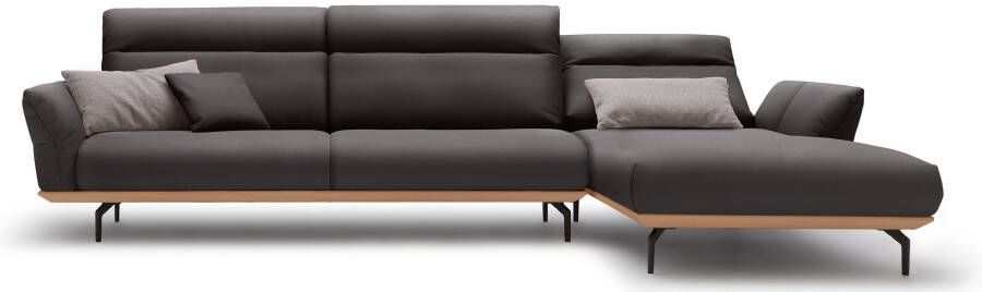 OTTO Creation BY ROLF BENZ Hoekbank Hs.460 Sokkel in eiken onderstel in umbra grijs breedte 338 cm - Foto 12