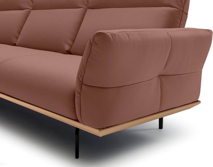 OTTO Creation BY ROLF BENZ Hoekbank Hs.460 Sokkel in eiken onderstel in umbra grijs breedte 318 cm - Foto 2