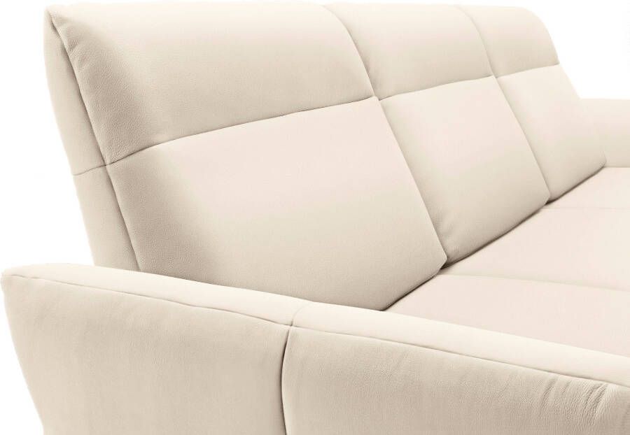 OTTO Creation BY ROLF BENZ Hoekbank Hs.460 Sokkel in eiken gegoten aluminium poten in umbra grijs breedte 298 cm - Foto 3