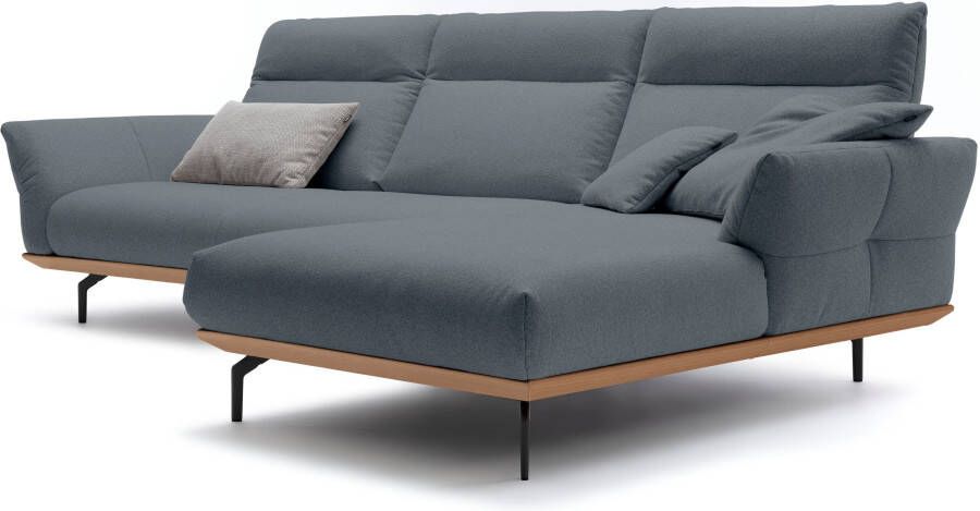 OTTO Creation BY ROLF BENZ Hoekbank Hs.460 Sokkel in eiken onderstel in umbra grijs breedte 318 cm - Foto 5