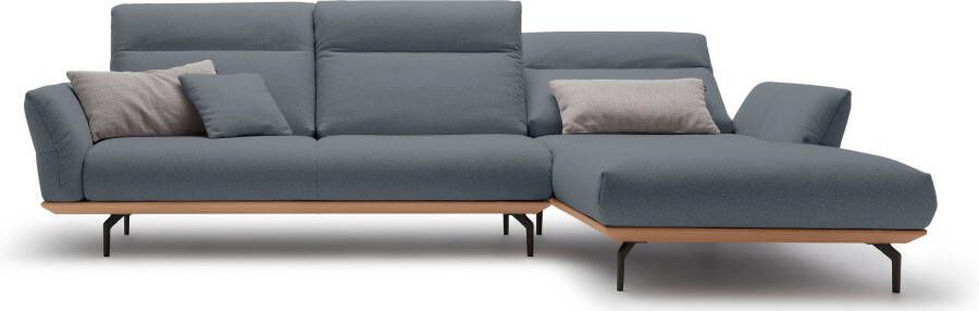 OTTO Creation BY ROLF BENZ Hoekbank Hs.460 Sokkel in eiken onderstel in umbra grijs breedte 318 cm - Foto 9