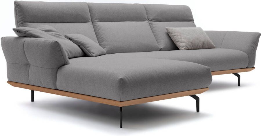 OTTO Creation BY ROLF BENZ Hoekbank Hs.460 Sokkel in eiken onderstel in umbra grijs breedte 318 cm - Foto 7