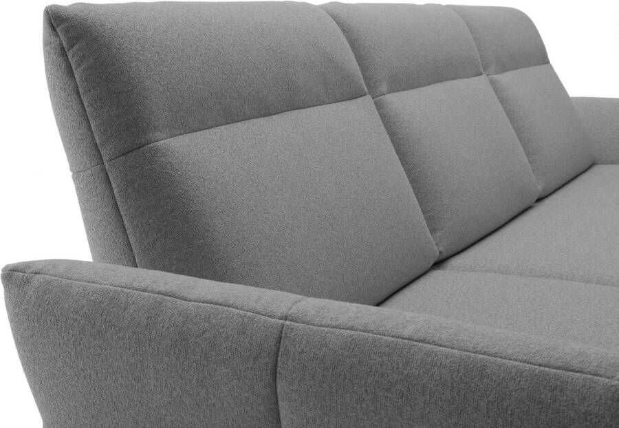 OTTO Creation BY ROLF BENZ Hoekbank Hs.460 Sokkel in eiken onderstel in umbra grijs breedte 318 cm - Foto 3
