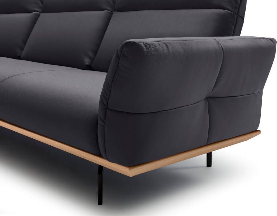 OTTO Creation BY ROLF BENZ Hoekbank Hs.460 Sokkel in eiken onderstel in umbra grijs breedte 338 cm - Foto 2