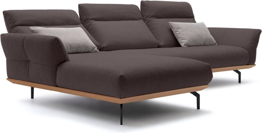 OTTO Creation BY ROLF BENZ Hoekbank Hs.460 Sokkel in eiken onderstel in umbra grijs breedte 318 cm - Foto 7