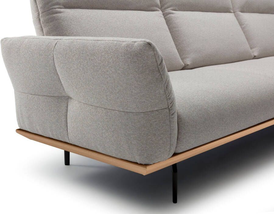 OTTO Creation BY ROLF BENZ Hoekbank Hs.460 Sokkel in eiken onderstel in umbra grijs breedte 338 cm - Foto 2