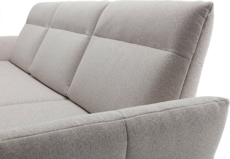 OTTO Creation BY ROLF BENZ Hoekbank Hs.460 Sokkel in eiken onderstel in umbra grijs breedte 338 cm - Foto 3