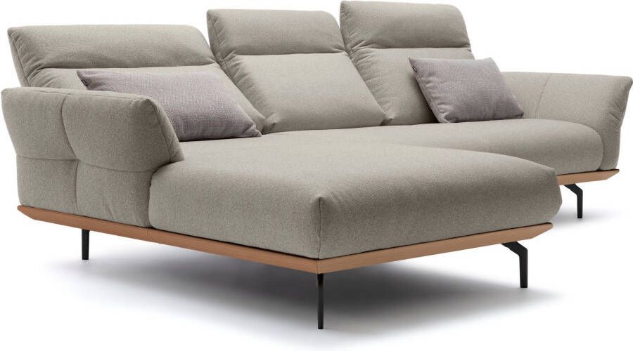 OTTO Creation BY ROLF BENZ Hoekbank Hs.460 Sokkel in eiken gegoten aluminium poten in umbra grijs breedte 298 cm - Foto 7