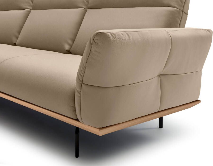 OTTO Creation BY ROLF BENZ Hoekbank Hs.460 Sokkel in eiken onderstel in umbra grijs breedte 318 cm - Foto 2