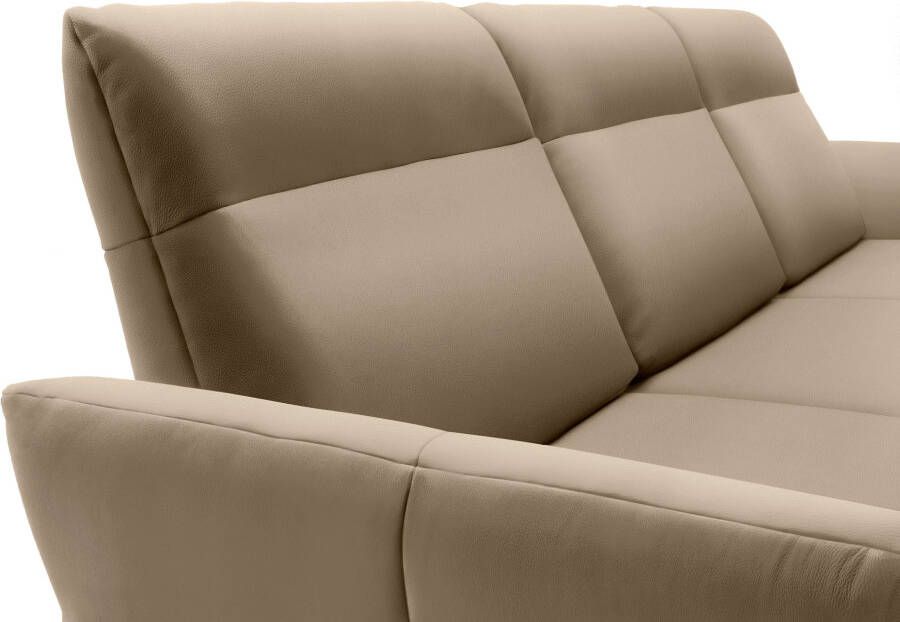 OTTO Creation BY ROLF BENZ Hoekbank Hs.460 Sokkel in eiken onderstel in umbra grijs breedte 318 cm - Foto 3