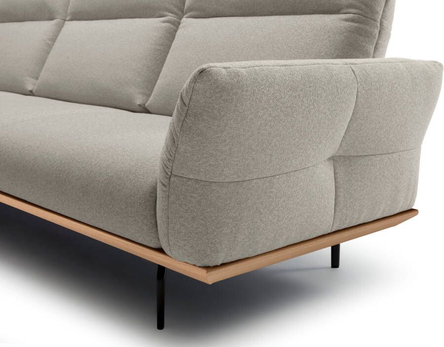 OTTO Creation BY ROLF BENZ Hoekbank Hs.460 Sokkel in eiken onderstel in umbra grijs breedte 318 cm - Foto 2