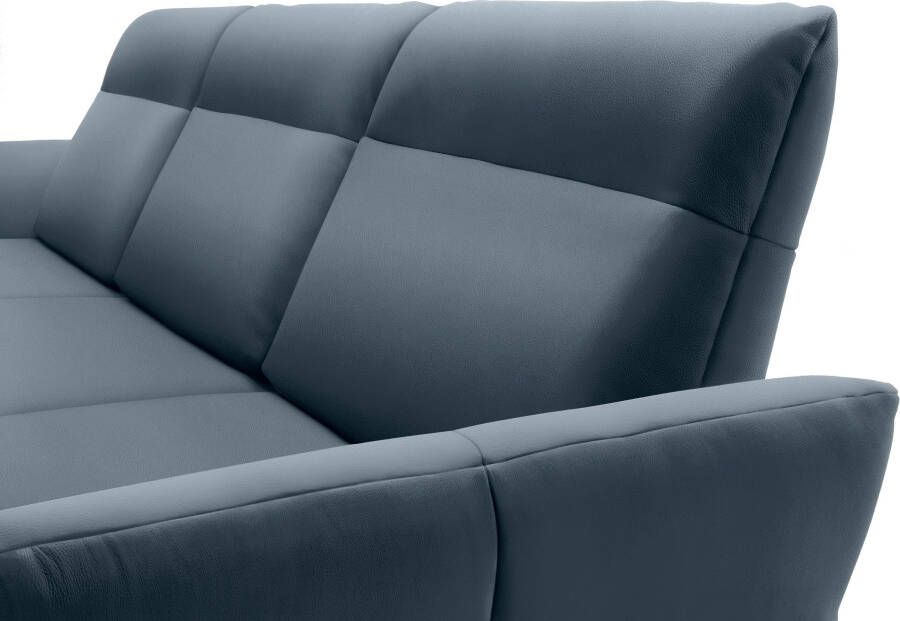 OTTO Creation BY ROLF BENZ Hoekbank Hs.460 Sokkel in walnotenhout onderstel in umbra grijs breedte 318 cm - Foto 3