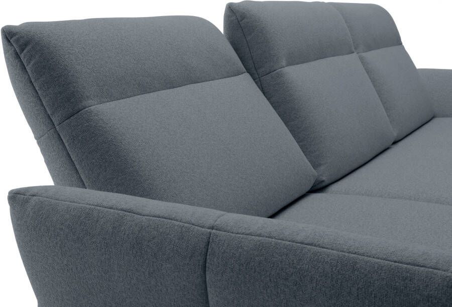 OTTO Creation BY ROLF BENZ Hoekbank Hs.460 Sokkel in eiken onderstel in umbra grijs breedte 338 cm - Foto 4