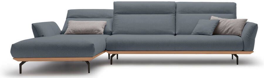 OTTO Creation BY ROLF BENZ Hoekbank Hs.460 Sokkel in eiken onderstel in umbra grijs breedte 338 cm - Foto 11