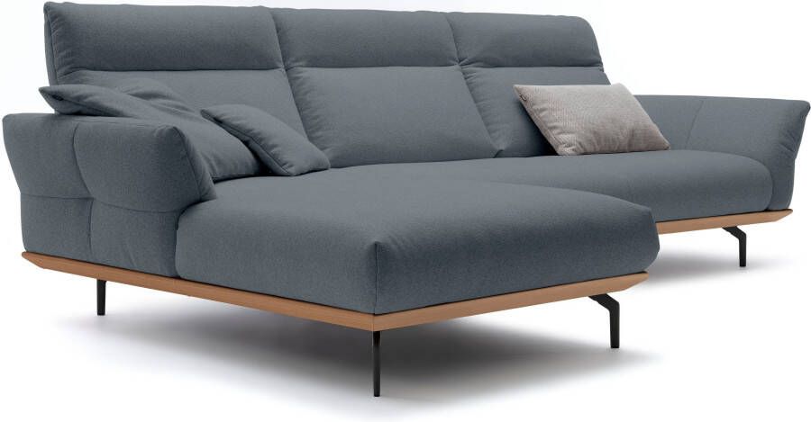 OTTO Creation BY ROLF BENZ Hoekbank Hs.460 Sokkel in eiken onderstel in umbra grijs breedte 318 cm - Foto 7