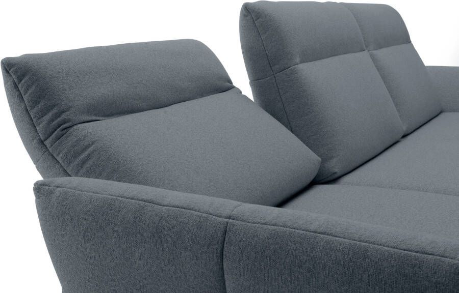 OTTO Creation BY ROLF BENZ Hoekbank Hs.460 Sokkel in eiken onderstel in umbra grijs breedte 318 cm - Foto 5
