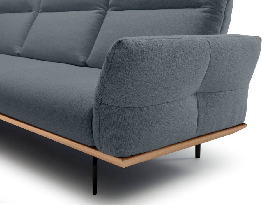 OTTO Creation BY ROLF BENZ Hoekbank Hs.460 Sokkel in eiken onderstel in umbra grijs breedte 318 cm - Foto 2