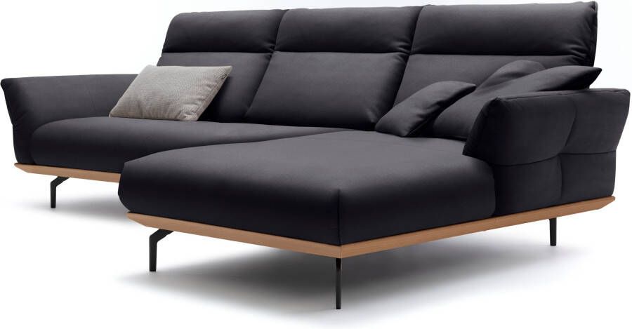 OTTO Creation BY ROLF BENZ Hoekbank Hs.460 Sokkel in eiken onderstel in umbra grijs breedte 318 cm - Foto 6