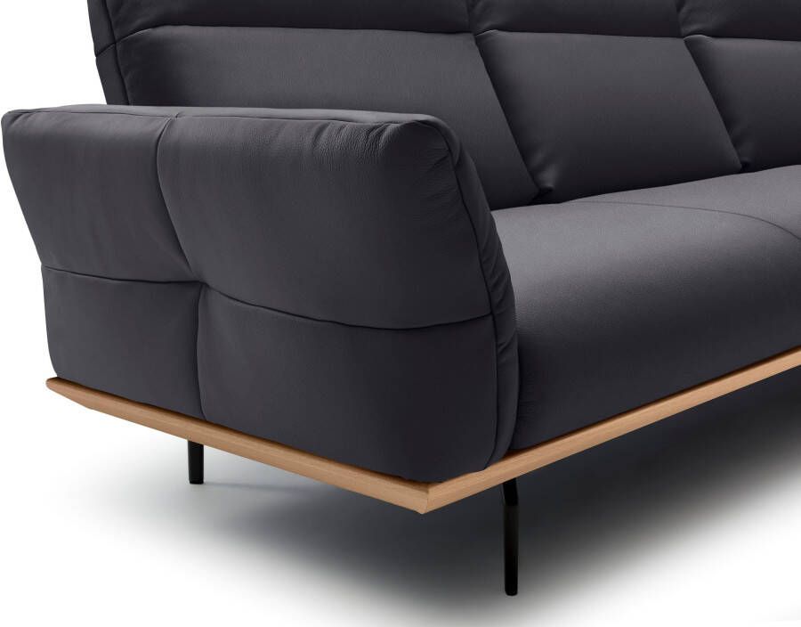 OTTO Creation BY ROLF BENZ Hoekbank Hs.460 Sokkel in eiken onderstel in umbra grijs breedte 318 cm - Foto 2