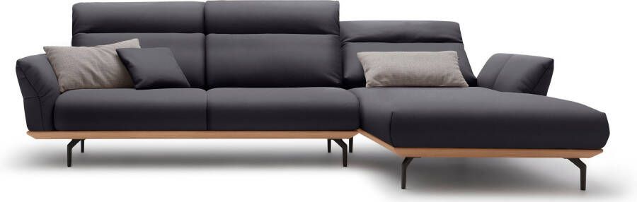 OTTO Creation BY ROLF BENZ Hoekbank Hs.460 Sokkel in eiken onderstel in umbra grijs breedte 318 cm - Foto 12