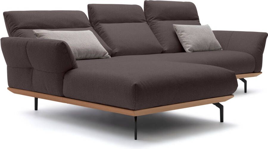 OTTO Creation BY ROLF BENZ Hoekbank Hs.460 Sokkel in eiken gegoten aluminium poten in umbra grijs breedte 298 cm - Foto 7