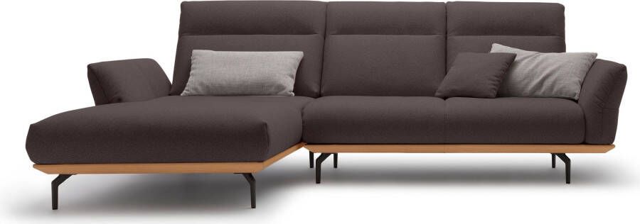 OTTO Creation BY ROLF BENZ Hoekbank Hs.460 Sokkel in eiken gegoten aluminium poten in umbra grijs breedte 298 cm - Foto 11