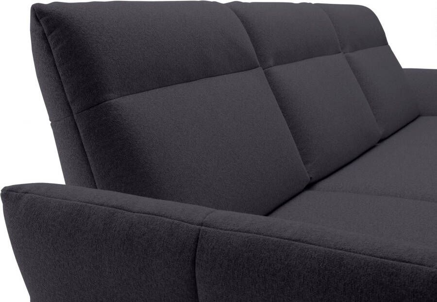 OTTO Creation BY ROLF BENZ Hoekbank Hs.460 Sokkel in eiken gegoten aluminium poten in umbra grijs breedte 298 cm - Foto 3