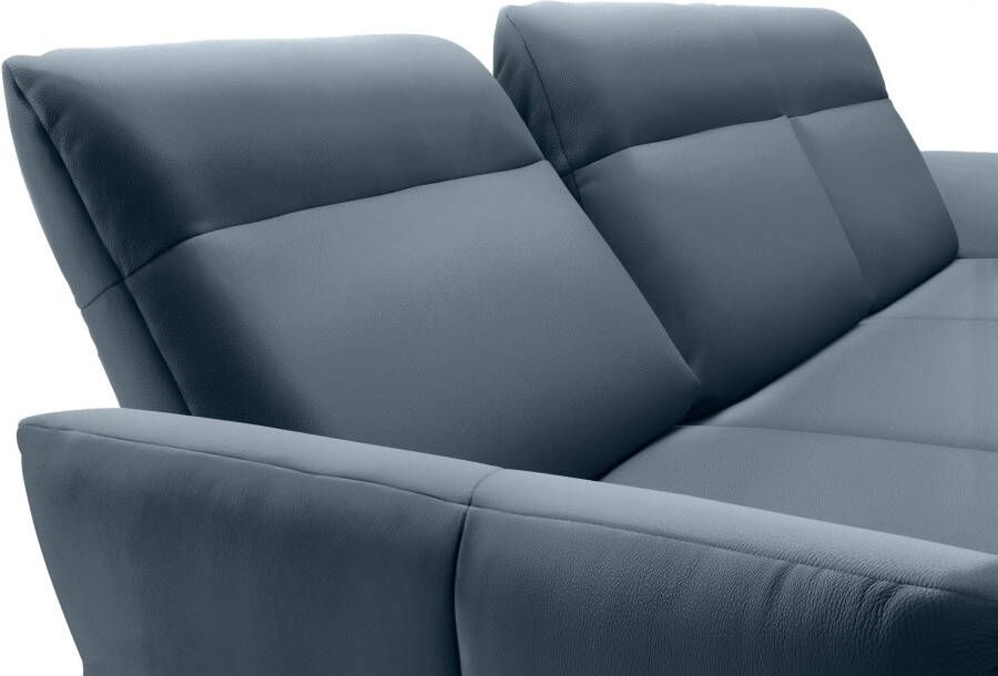 OTTO Creation BY ROLF BENZ Hoekbank Hs.460 Sokkel in eiken onderstel in umbra grijs breedte 338 cm - Foto 4