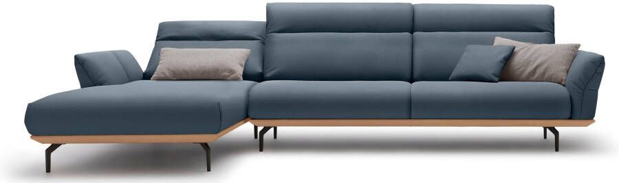 OTTO Creation BY ROLF BENZ Hoekbank Hs.460 Sokkel in eiken onderstel in umbra grijs breedte 338 cm - Foto 11