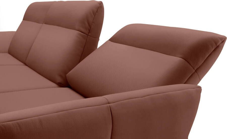 OTTO Creation BY ROLF BENZ Hoekbank Hs.460 Sokkel in eiken onderstel in umbra grijs breedte 338 cm - Foto 5