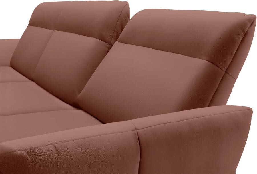 OTTO Creation BY ROLF BENZ Hoekbank Hs.460 Sokkel in eiken onderstel in umbra grijs breedte 338 cm - Foto 4