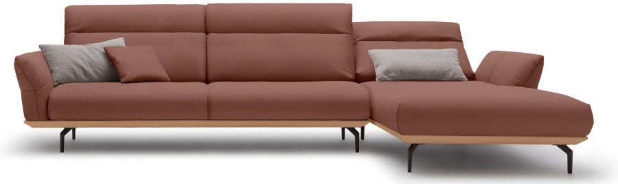 OTTO Creation BY ROLF BENZ Hoekbank Hs.460 Sokkel in eiken onderstel in umbra grijs breedte 338 cm - Foto 12