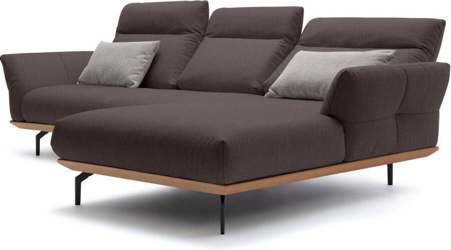 OTTO Creation BY ROLF BENZ Hoekbank Hs.460 Sokkel in eiken gegoten aluminium poten in umbra grijs breedte 298 cm - Foto 7