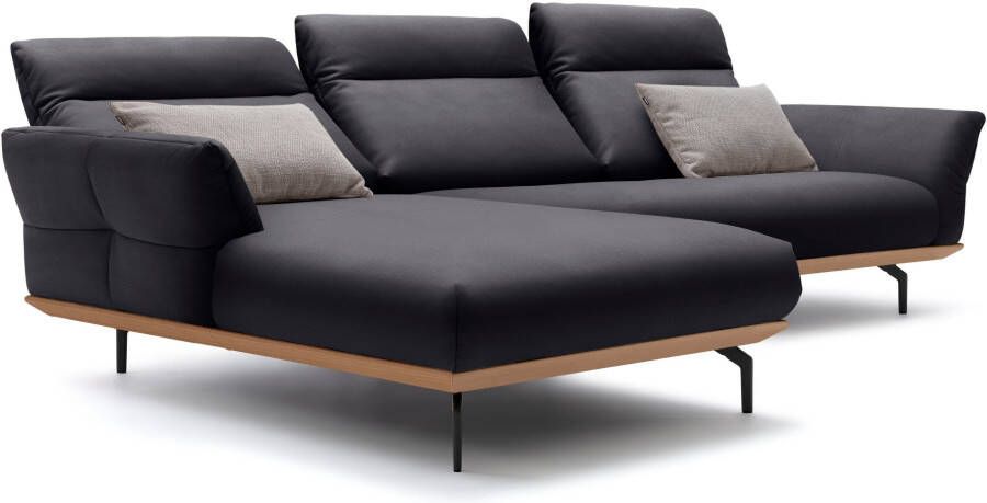 OTTO Creation BY ROLF BENZ Hoekbank Hs.460 Sokkel in eiken onderstel in umbra grijs breedte 318 cm - Foto 7