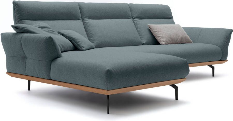 OTTO Creation BY ROLF BENZ Hoekbank Hs.460 Sokkel in eiken onderstel in umbra grijs breedte 318 cm - Foto 7