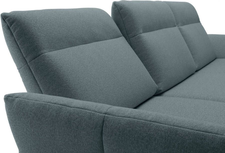 OTTO Creation BY ROLF BENZ Hoekbank Hs.460 Sokkel in eiken onderstel in umbra grijs breedte 318 cm - Foto 4